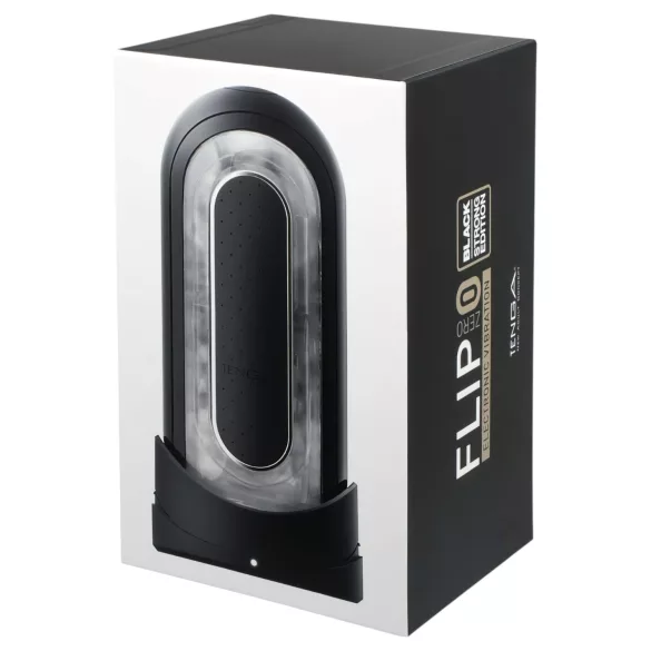 TENGA Flip Zero - vibrirajući masturbator - crni