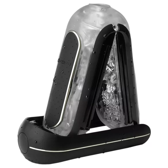 TENGA Flip Zero - vibrirajući masturbator - crni