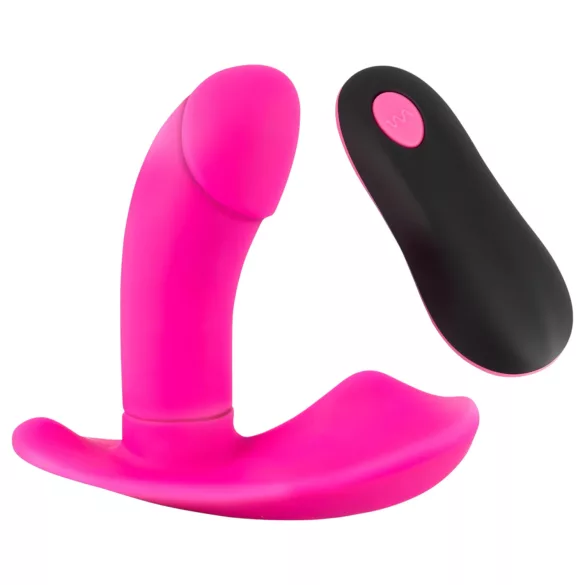 SMILE - Vibrator za gaćice s daljinskim upravljanjem - punjivi - roza