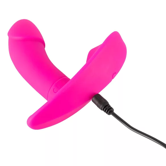 SMILE - Vibrator za gaćice s daljinskim upravljanjem - punjivi - roza