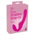 You2Toys - Double2Teaser - pripadajući vibrator bez remena (rozi)