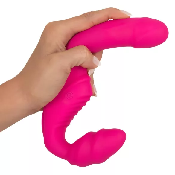 You2Toys - Double2Teaser - pripadajući vibrator bez remena (rozi)