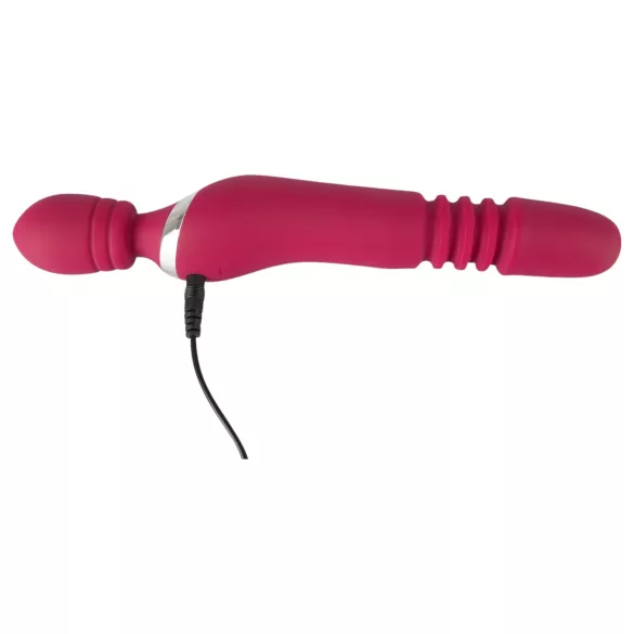 Javida Thrusting - vibrator masažer 3u1 - crveni