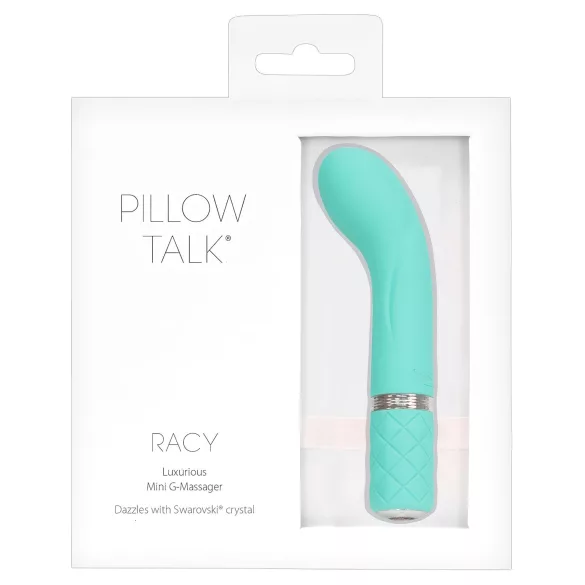 Pillow Talk Racy - vibrator za G-točku - uski, punjivi - tirkiz