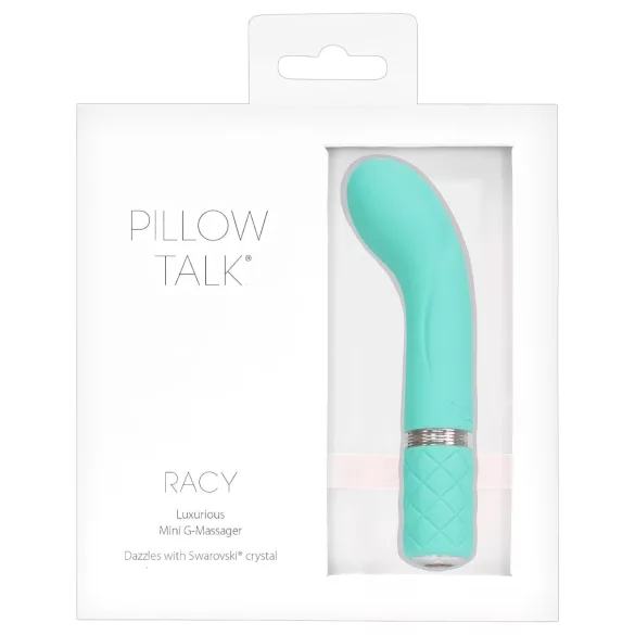Pillow Talk Racy - vibrator za G-točku - uski, punjivi - tirkiz