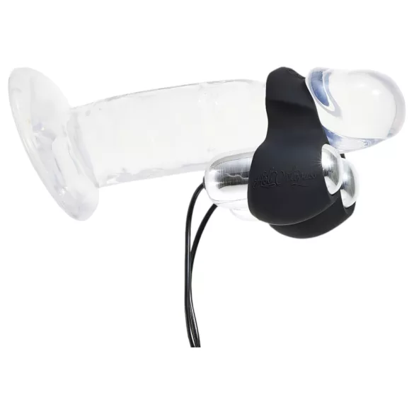 HOT Octopuss JETT - vibrator za glavić penisa - 2 motora - crni