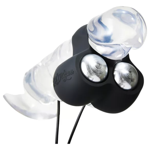 HOT Octopuss JETT - vibrator za glavić penisa - 2 motora - crni