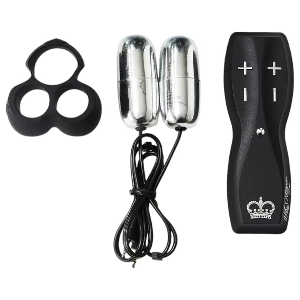 HOT Octopuss JETT - vibrator za glavić penisa - 2 motora - crni