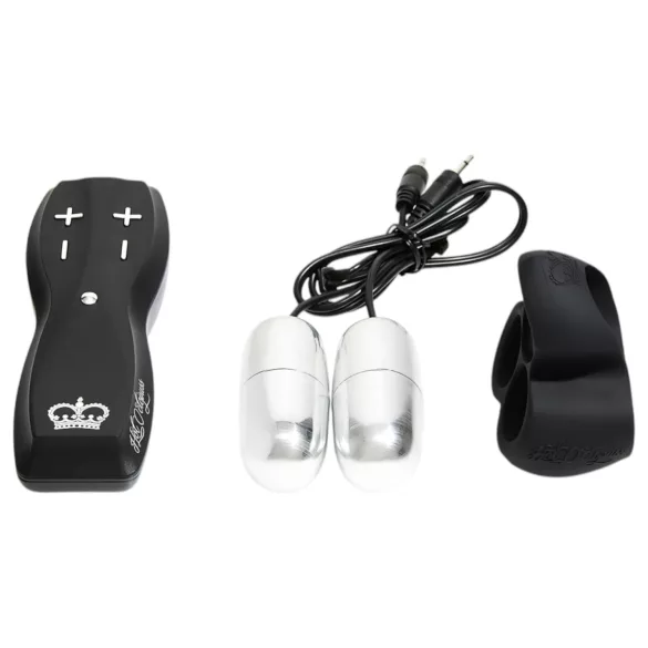HOT Octopuss JETT - vibrator za glavić penisa - 2 motora - crni