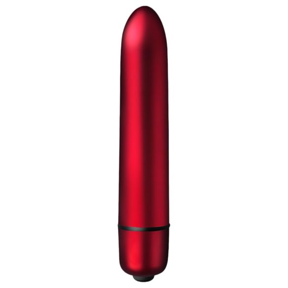 Scarlet Velvet - mini vibrator u obliku ruža - 10 funkcija - crveni