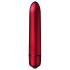Scarlet Velvet - mini vibrator u obliku ruža - 10 funkcija - crveni