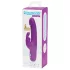 Happyrabbit - vibrator s klitoralnim nastavkom - punjivi - slim - ljubičasti