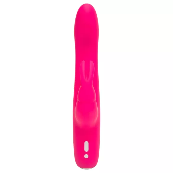 Happyrabbit Curve Slim - vibrator s držačem za klitoris - vodootporan - rozi