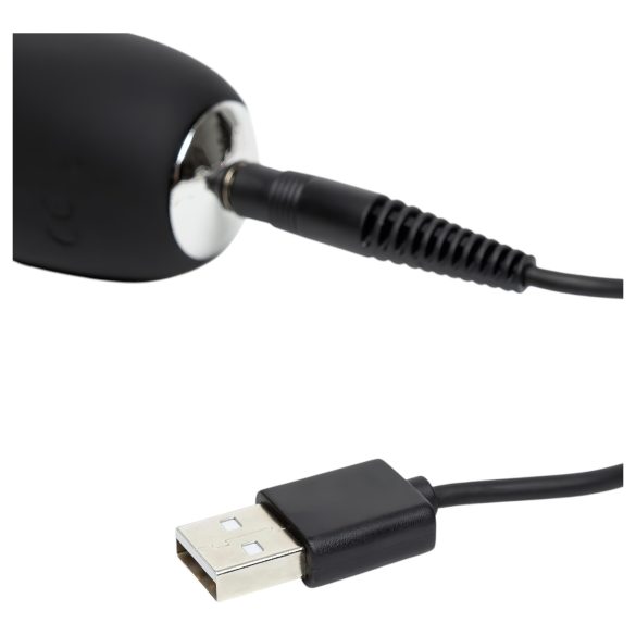 Happyrabbit - vibrator za G-točku - tanak - crni