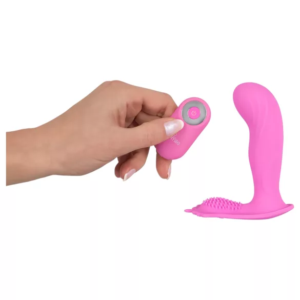 SMILE - Vibrator za gaćice s G-točkom - bežični, punjivi - roza