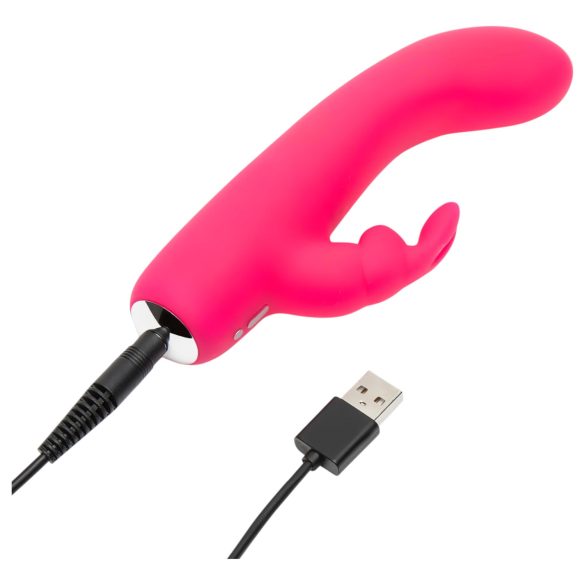 Happyrabbit - mini vibrator zec - punjivi - roza