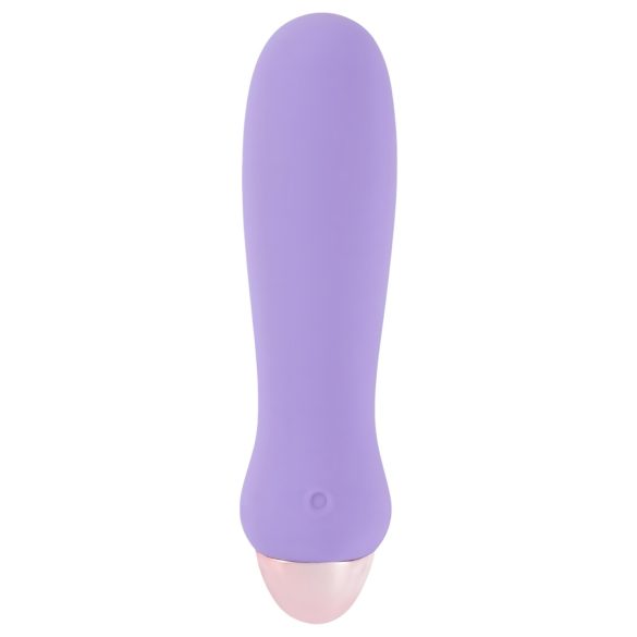 Cuties - mini vibrator na baterije - silikon - ljubičasta