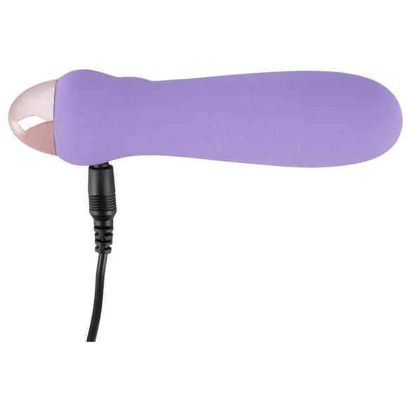 Cuties - mini vibrator na baterije - silikon - ljubičasta