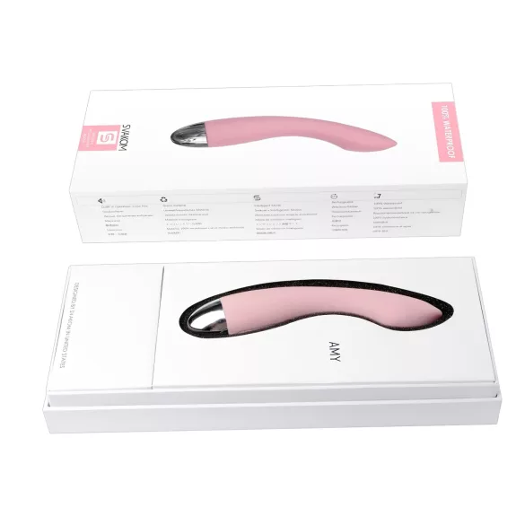 Svakom Amy - G točka vibrator - punjivi - silikon - rozi