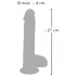 Medical Thrusting - vibrator s vakumskim čepom, guralo-rotacijski (prirodne boje)