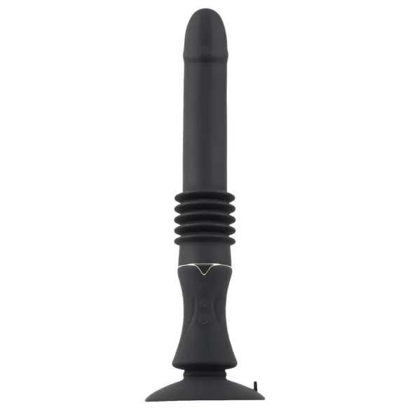 You2Toys - Lökajući vibrator s vakuumskom čašom - crni