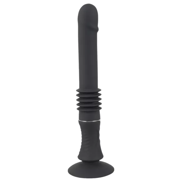 You2Toys - Lökajući vibrator s vakuumskom čašom - crni