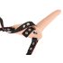 You2Toys - strap-on vibrator s remenom - punjivi - natur