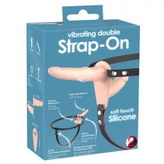 You2Toys - strap-on dupli vibrator - natur