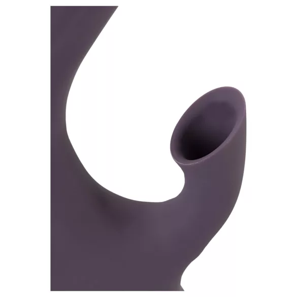 Javida - vodootporni vibrator s usisavačem za klitoris - ljubičasta