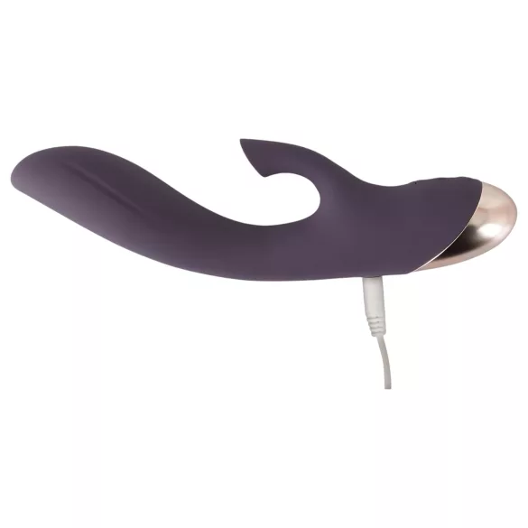 Javida - vodootporni vibrator s usisavačem za klitoris - ljubičasta
