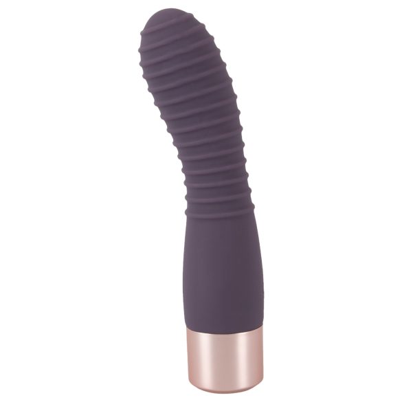 You2Toys Elegant Flexy - Baterijski G-točka vibrator s naborima (ljubičasti)