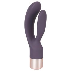   You2Toys Elegant Double - vibrator za G-točku i klitoris - punjivi - ljubičasti