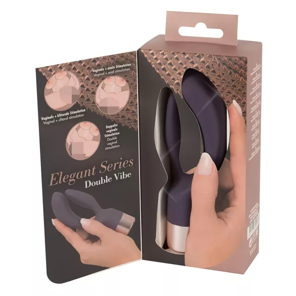 You2Toys Elegant Double - vibrator za G-točku i klitoris - punjivi - ljubičasti
