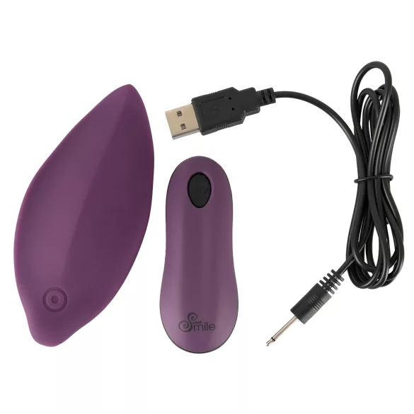 SMILE - vibratorske gaćice - klitoralni vibrator na punjenje - ljubičasta