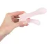 Couples Choice - vibrator za parove s 2 motora - silikon - roza