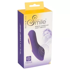   SMILE - Vibrator za gaćice s daljinskim upravljačem - punjivi, ljubičasta
