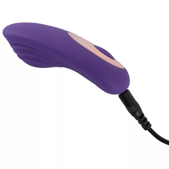 SMILE - Vibrator za gaćice s daljinskim upravljačem - punjivi, ljubičasta