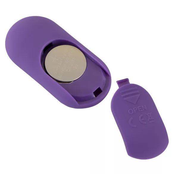 SMILE - Vibrator za gaćice s daljinskim upravljačem - punjivi, ljubičasta
