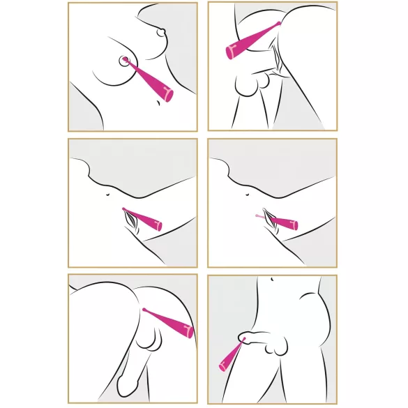 Couples Choice - vibrator za klitoris na punjenje - roza
