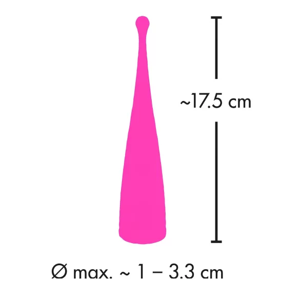 Couples Choice - vibrator za klitoris na punjenje - roza
