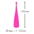 Couples Choice - vibrator za klitoris na punjenje - roza