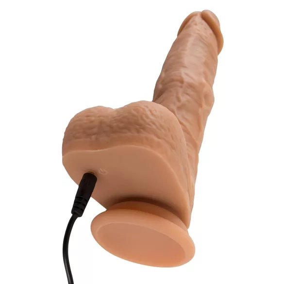 You2Toys - vibrator s potiskom - realističan silikon natur