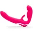 Happyrabbit - Strapless strap-on vibrator - s vibratorom - silikon ružičasti