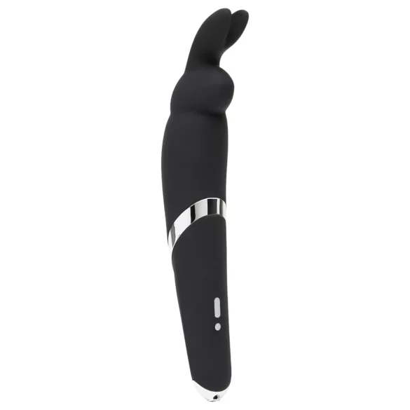 Happyrabbit - masažer vibrator s baterijom - crni