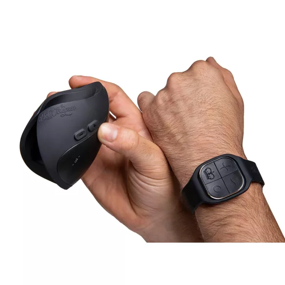 Hot Octopuss - muški masturbator na daljinsko upravljanje - crni