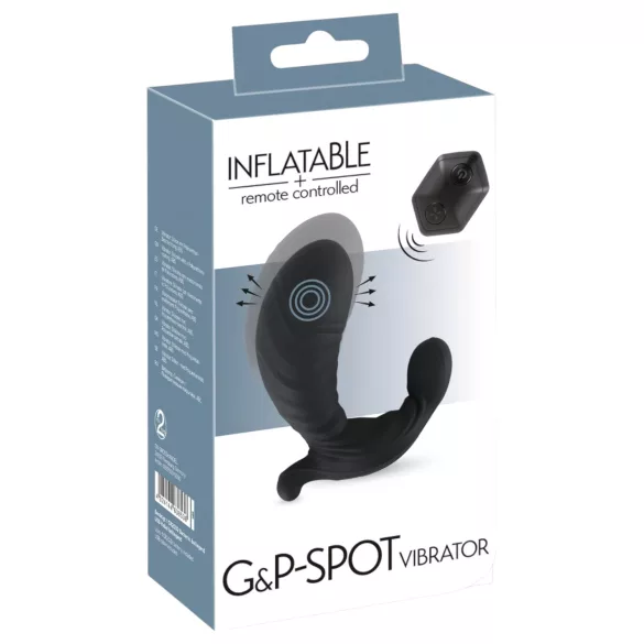 You2Toys - bežični napuhavajući vibrator - crni
