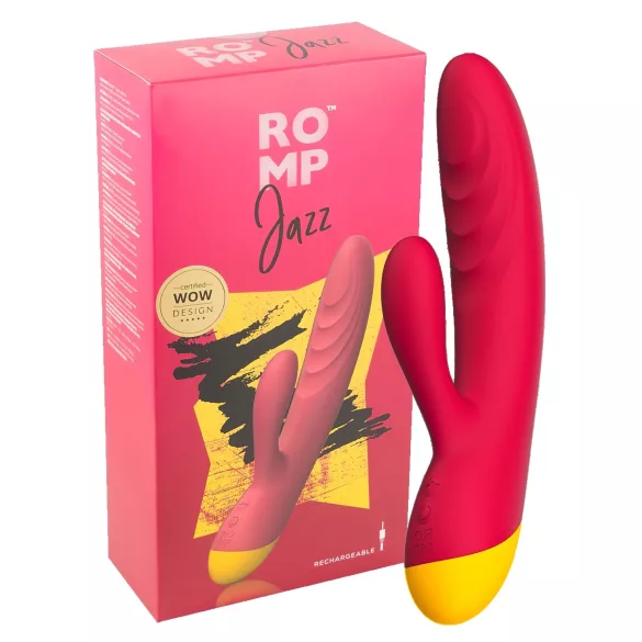 ROMP Jazz - G-točka i klitoralni vibrator - vodootporan - roza