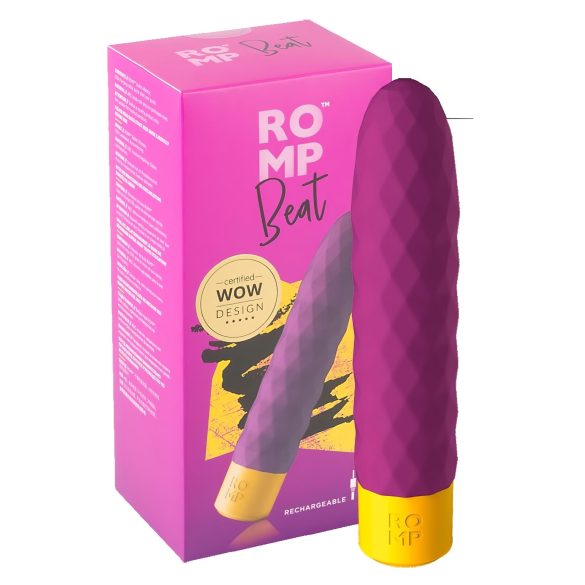ROMP Beat - vibrator na baterije - vodootporan - ljubičasti