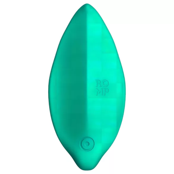 ROMP Wave - punjivi vodootporni vibrator za klitoris - zeleni