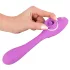 You2Toys - vibrator s 2 funkcije - akumulatorski 2u1 - ljubičasti